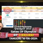 BUKTI JACKPOT SLOT GATES OF OLYMPUS TERPERCAYA DI INDONESIA TGL 18-06-2024