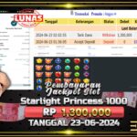 BUKTI JACKPOT SLOT STARLIGHT PRINCESS 1000 TERPERCAYA DI INDONESIA TGL 23-06-2024