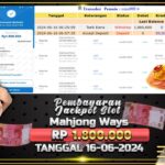 BUKTI JACKPOT SLOT GATES MAHJONG WAYS TERPERCAYA DI INDONESIA TGL 16-06-2024