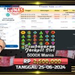 BUKTI JACKPOT SLOT 5000X MANIA TERPERCAYA DI INDONESIA TGL 25-06-2024