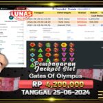 BUKTI JACKPOT SLOT GATES OF OLYMPUS TERPERCAYA DI INDONESIA TGL 25-06-2024