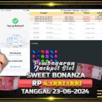 BUKTI JACKPOT SLOT SLOT SWEET BONANZA TERPERCAYA DI INDONESIA TGL 23-06-2024